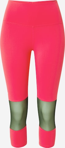 NEBBIA Workout Pants in Pink: front
