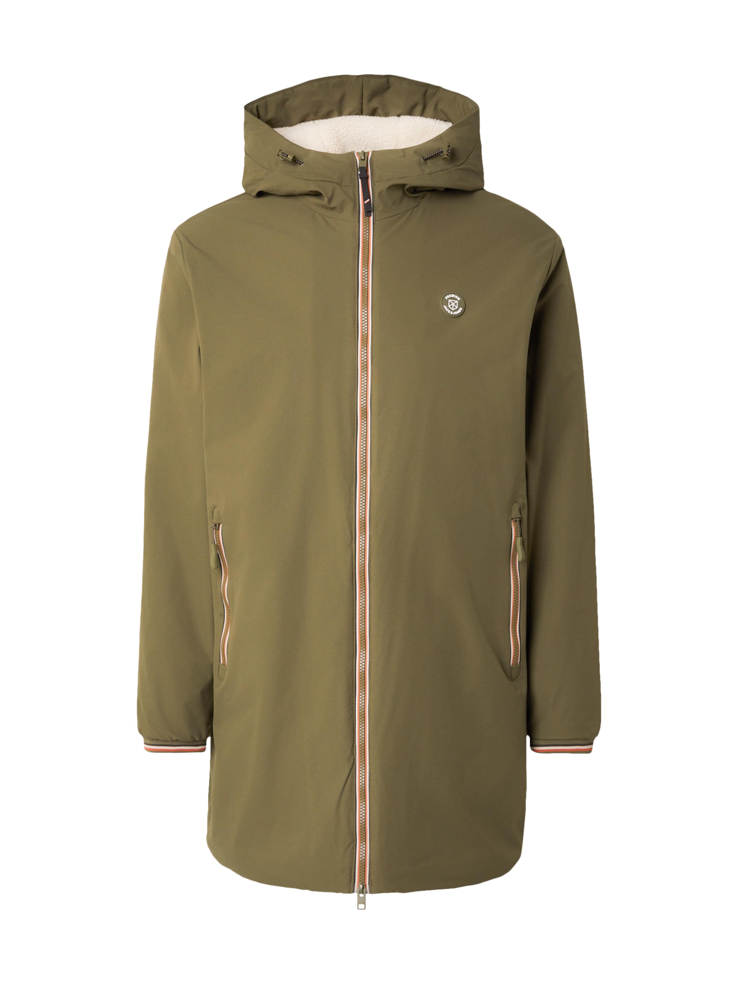 JACK & JONES Winter Jacket 'JPRBLUALVES' in Green: front