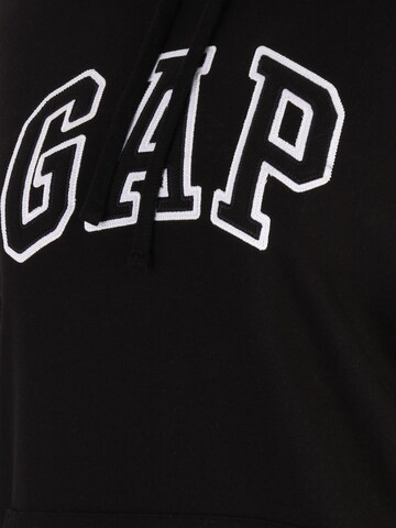 Gap Tall Μπλούζα φούτερ 'HERITAGE' σε μαύρο