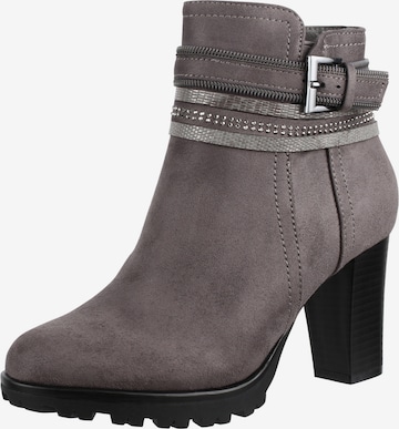 Bottines Elara en gris : devant
