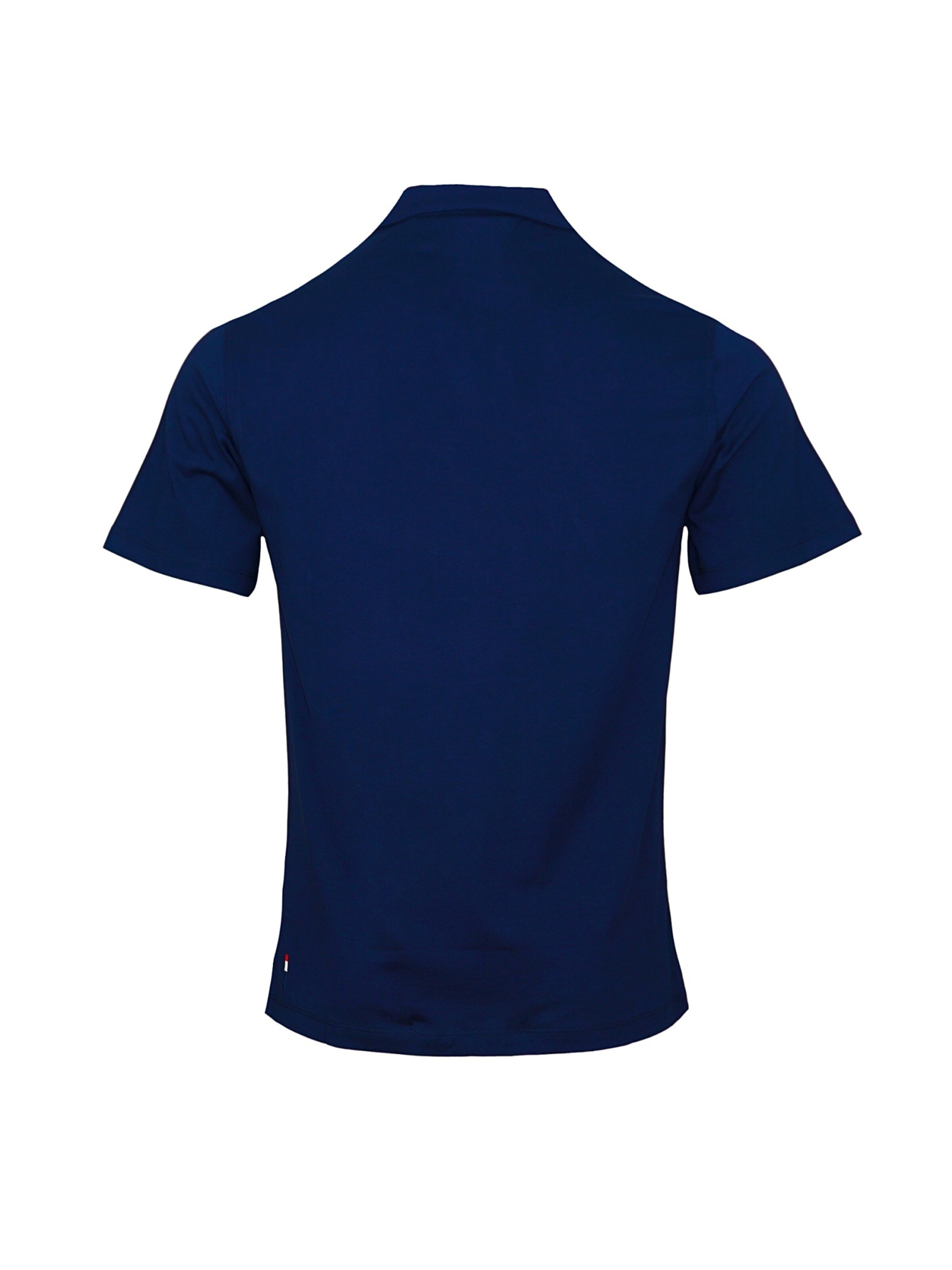 U.S. POLO ASSN. Shirt 'Knopflos' in Blauw