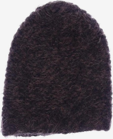 LANIUS Hat & Cap in One size in Brown: front