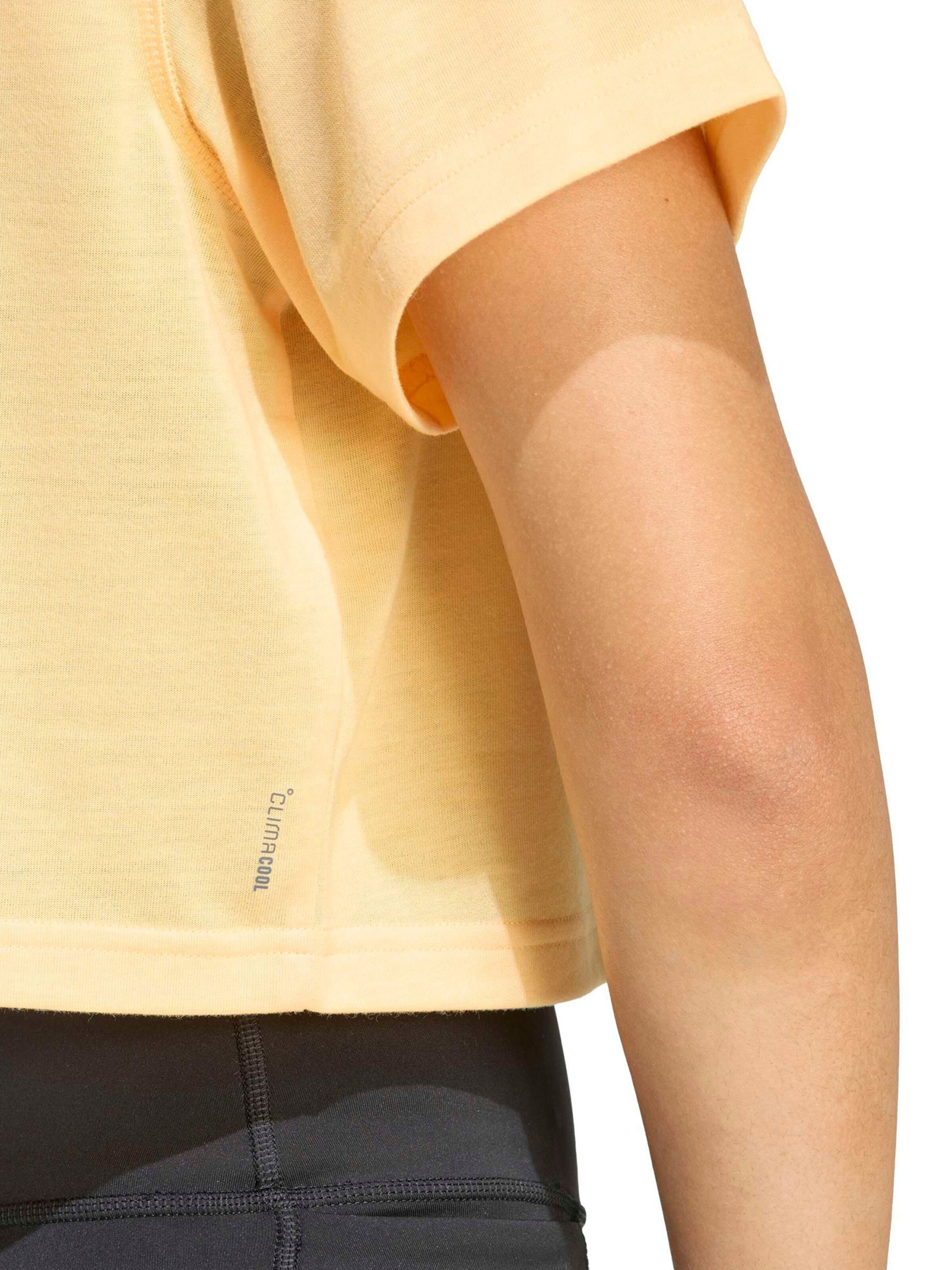 ADIDAS PERFORMANCE - Camiseta funcional 'TE MIN' en amarillo