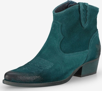 Bottines FELMINI en vert : devant