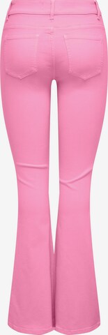 Flared Jeans 'CHERYL' di ONLY in rosa