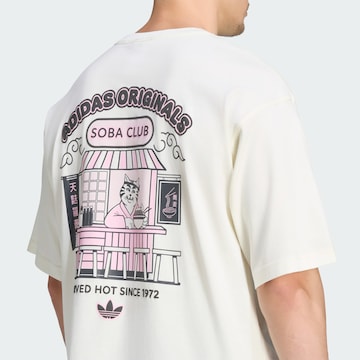 ADIDAS ORIGINALS Tričko 'Soba Cat' – bílá