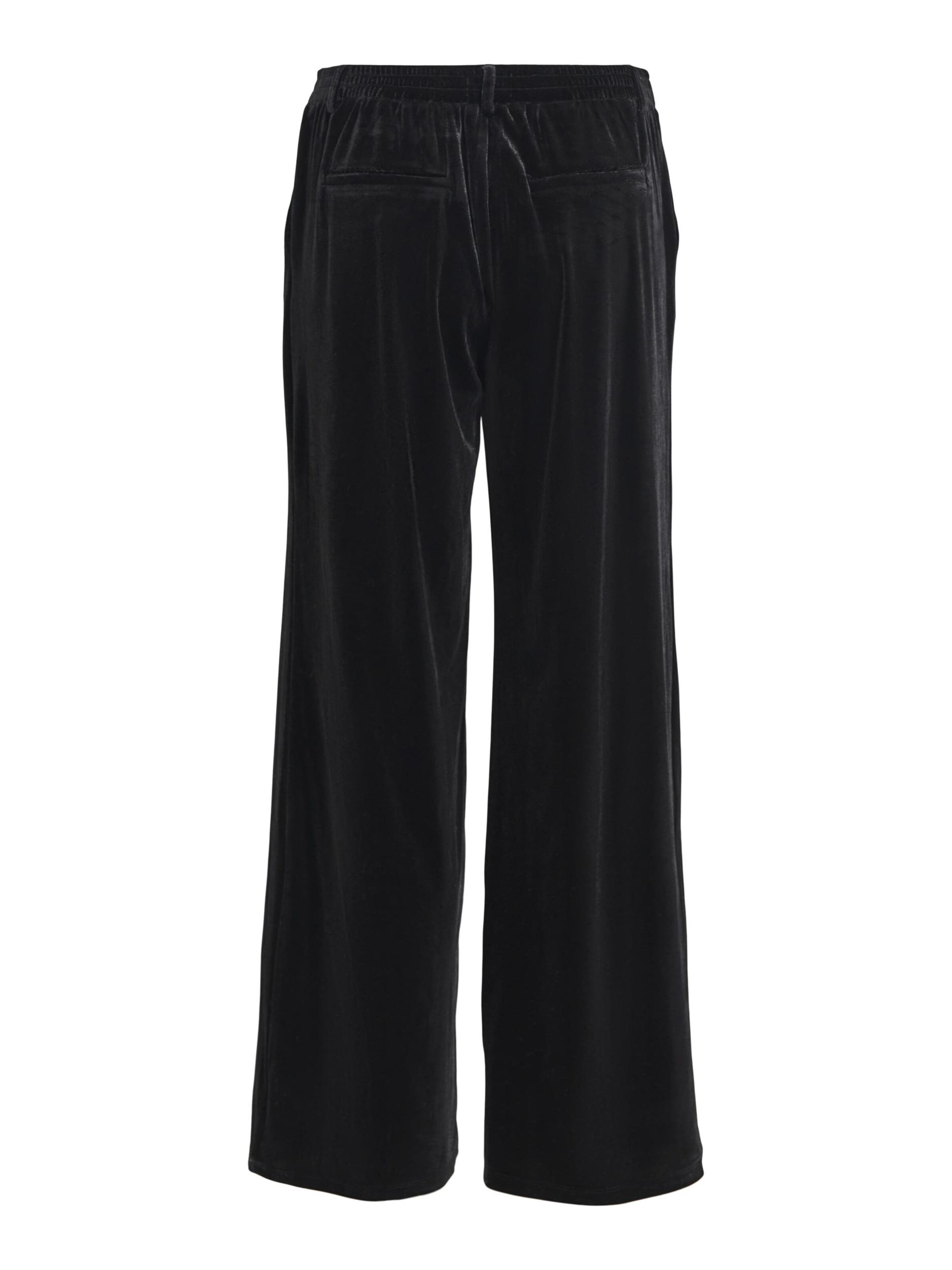 OBJECT Regular Trousers 'Lisa' in Black