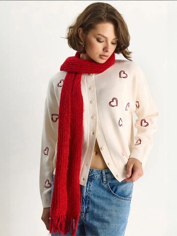 Bianco Lucci Strickjacke in Weiß