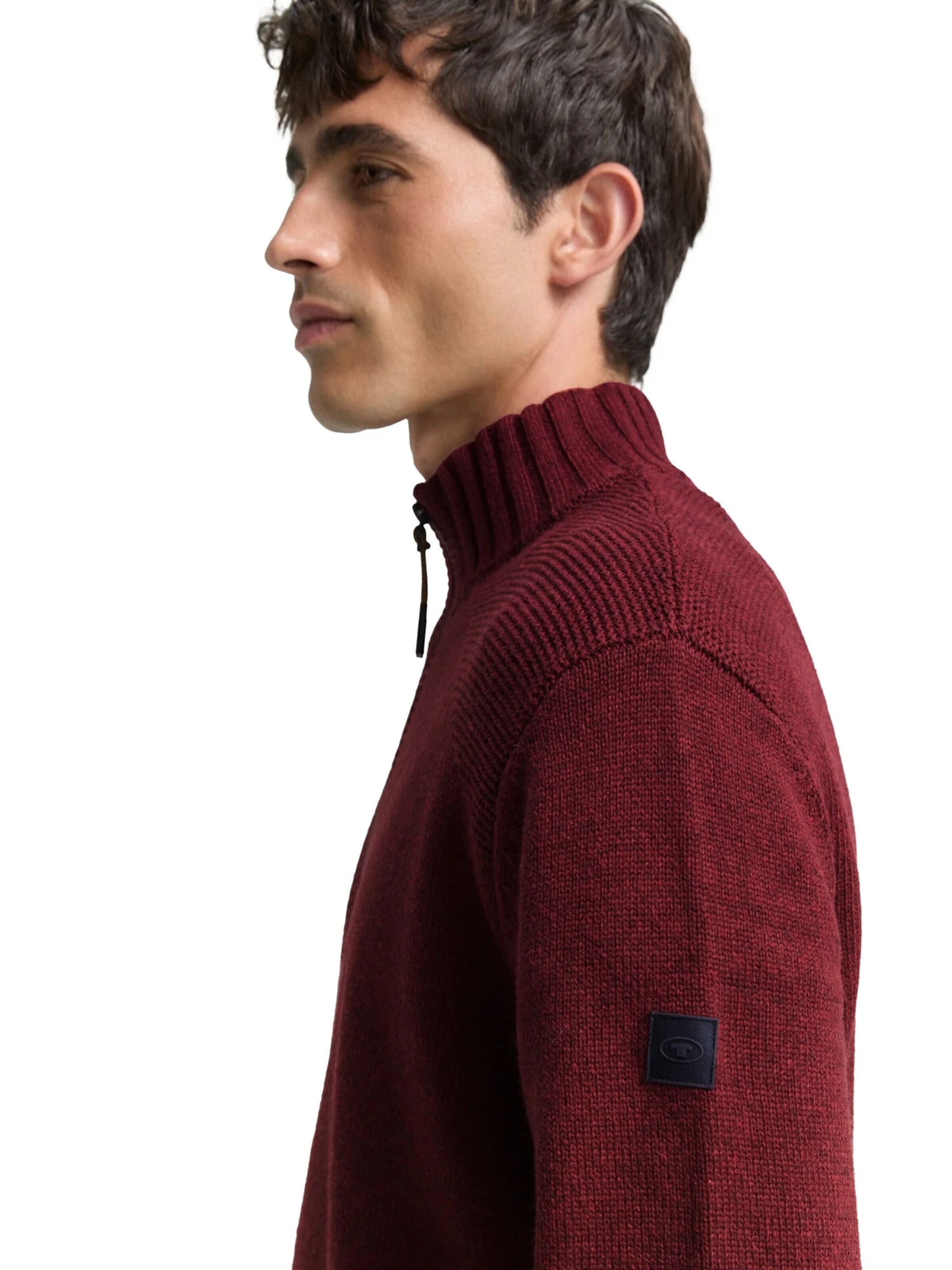 TOM TAILOR Sweater in Red