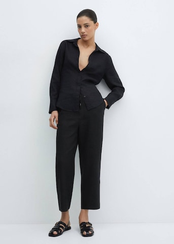 MANGO Loose fit Pants in Black