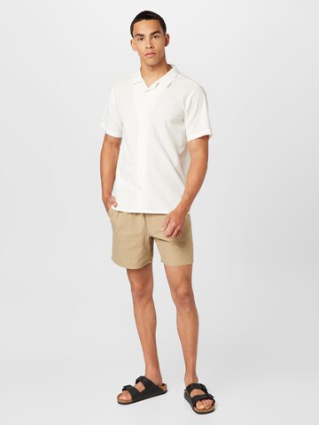 WEEKDAY - regular Pantalón 'Olsen' en beige