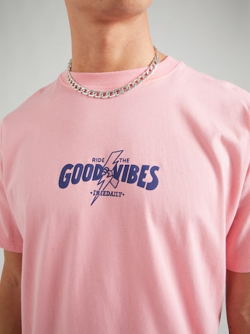 Iriedaily Tričko 'Ride Good' – pink