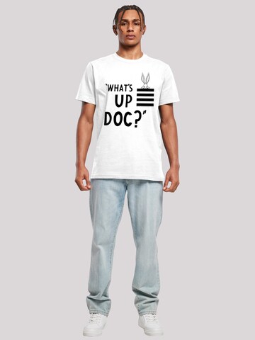 F4NT4STIC Shirt 'Looney Tunes Bugs Bunny ' in Wit