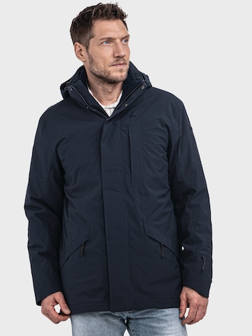 Veste outdoor 'Borkol' Schöffel en bleu : devant