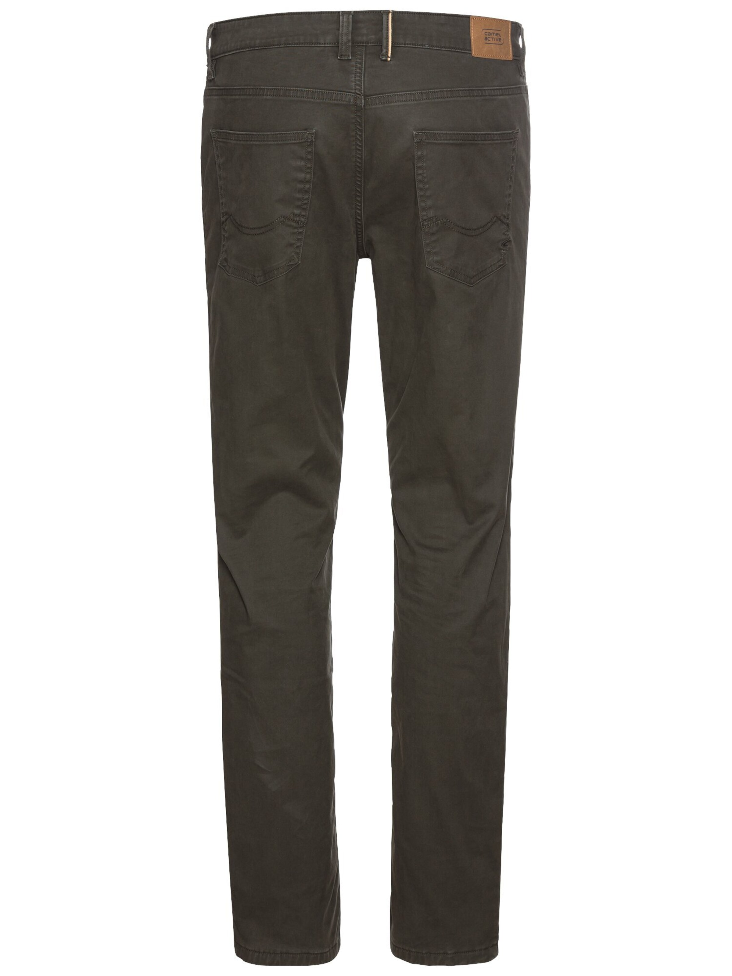 CAMEL ACTIVE Regular Regular Fit 5-Pocket Hose mit Fütterung in Grün