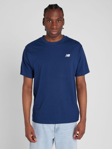 new balance T-shirt i blå: framsida