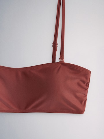 Bandeau Hauts de bikini The Set en marron