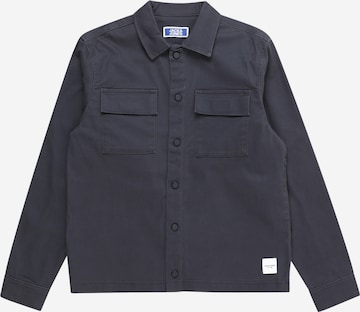 Coupe regular Chemise 'EON' Jack & Jones Junior en bleu : devant