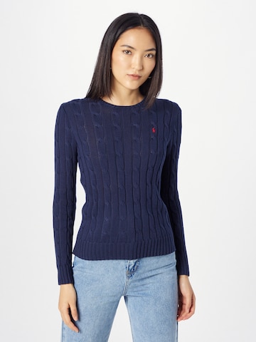 Pull-over 'Julianna' Polo Ralph Lauren en bleu : devant