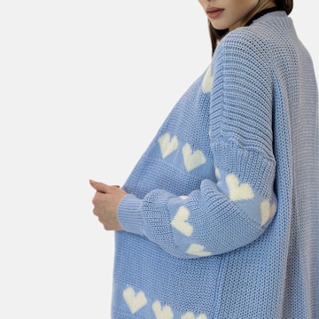 Elara Strickjacke in Blau