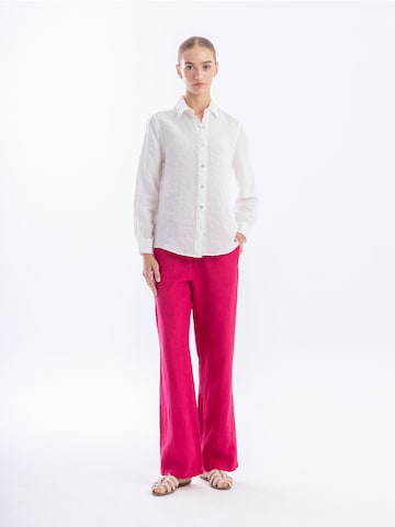 T-shirt 'Haris Cotton' Haris Cotton en blanc