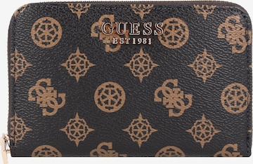 Porte-monnaies 'LAUREL' GUESS en marron : devant