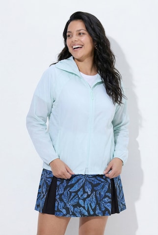 Ulla Popken Übergangsjacke in Blau