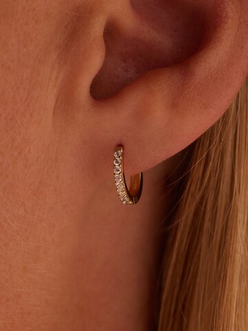Lucardi Earrings 'Klassisch' in Gold