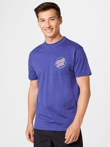 Santa Cruz T-Shirt 'Slasher Flip' in Blau: predná strana