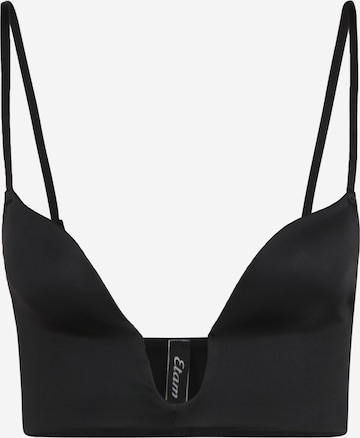 Sutien de tricou Sutien 'Perfect Glow' de la ETAM pe negru: față