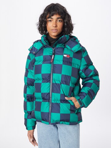 Tommy Jeans - Casaco de inverno 'Alaska' em verde: frente