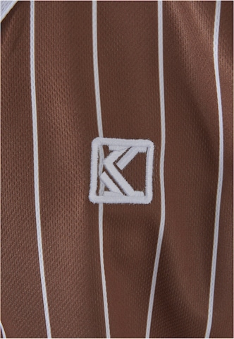 Karl Kani Regular fit Button Up Shirt in Brown