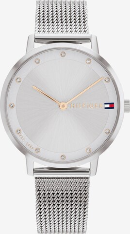 Montre à affichage analogique TOMMY HILFIGER en argent : devant