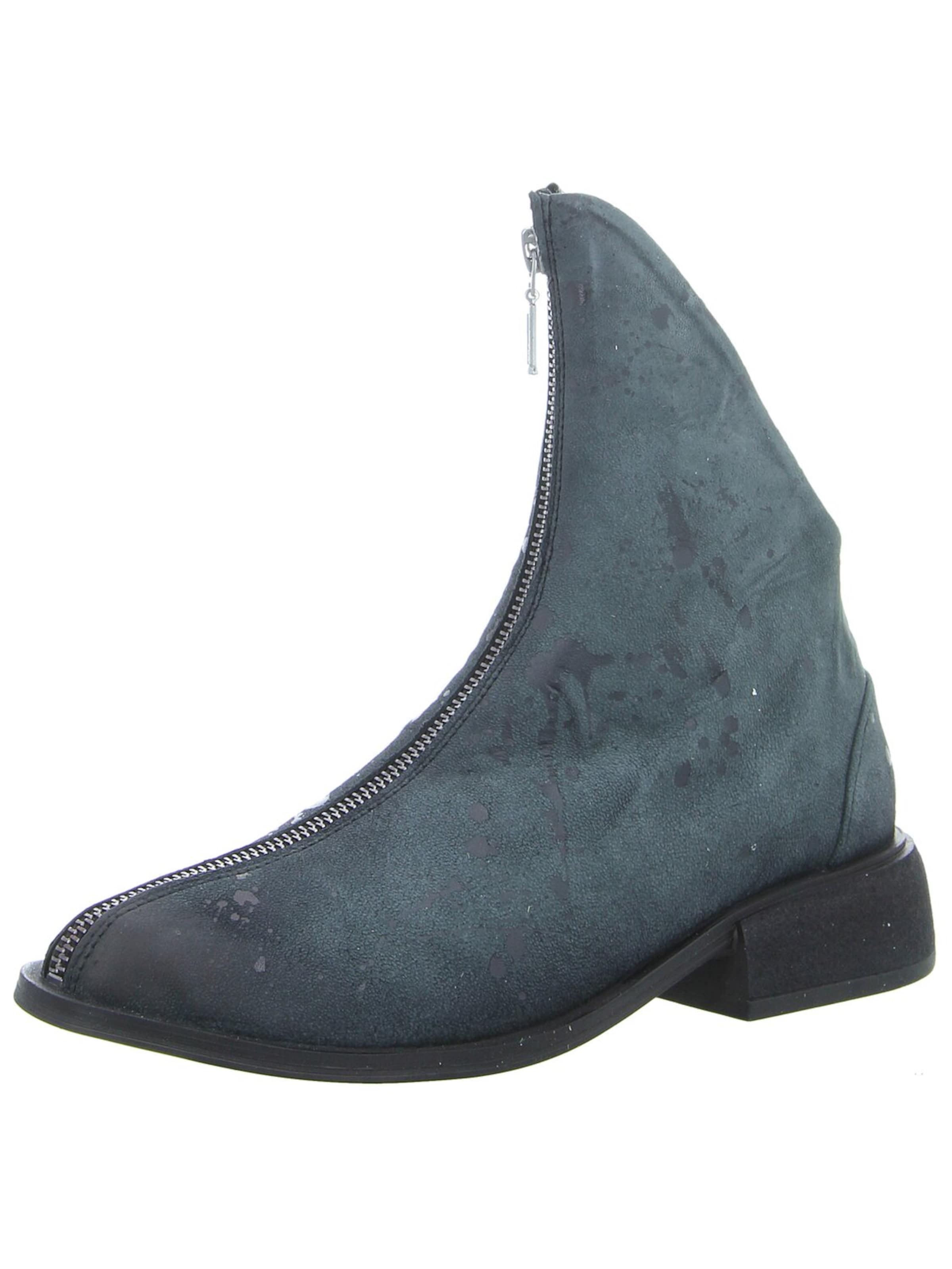 Papucei Ankle Boots 'Damen Stiefelette BUSTER BLUE Echt Leder in blau' in Blue: front