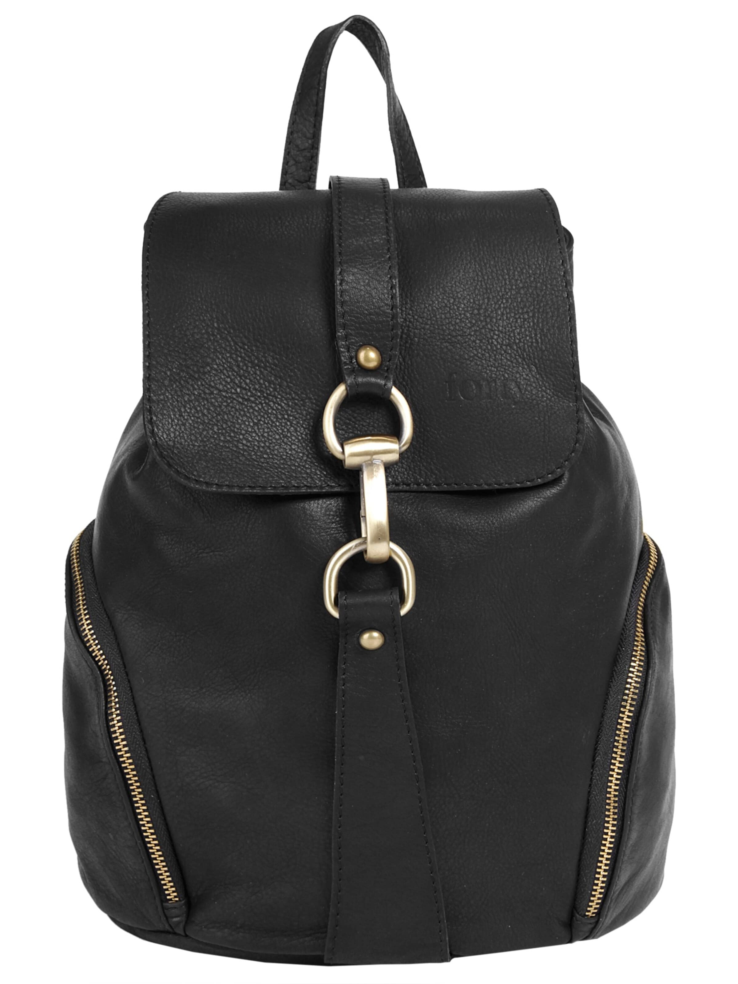 forty° Rucksack‌‌‌‌‌‌ in Schwarz: Vorderseite