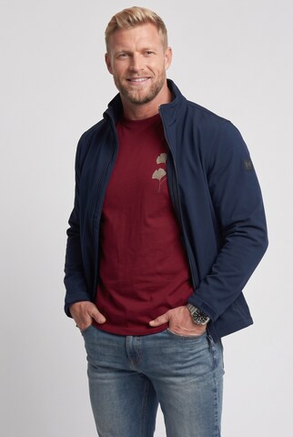 Men Plus Weatherproof jacket in Blue