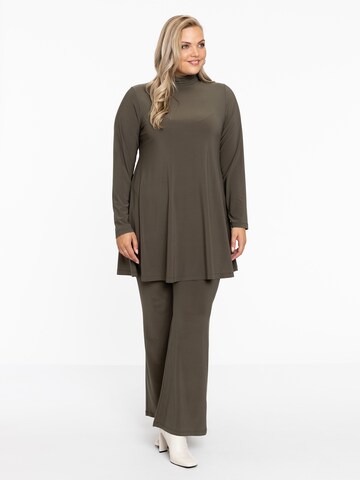 YOEK Bootcut Broek in Groen
