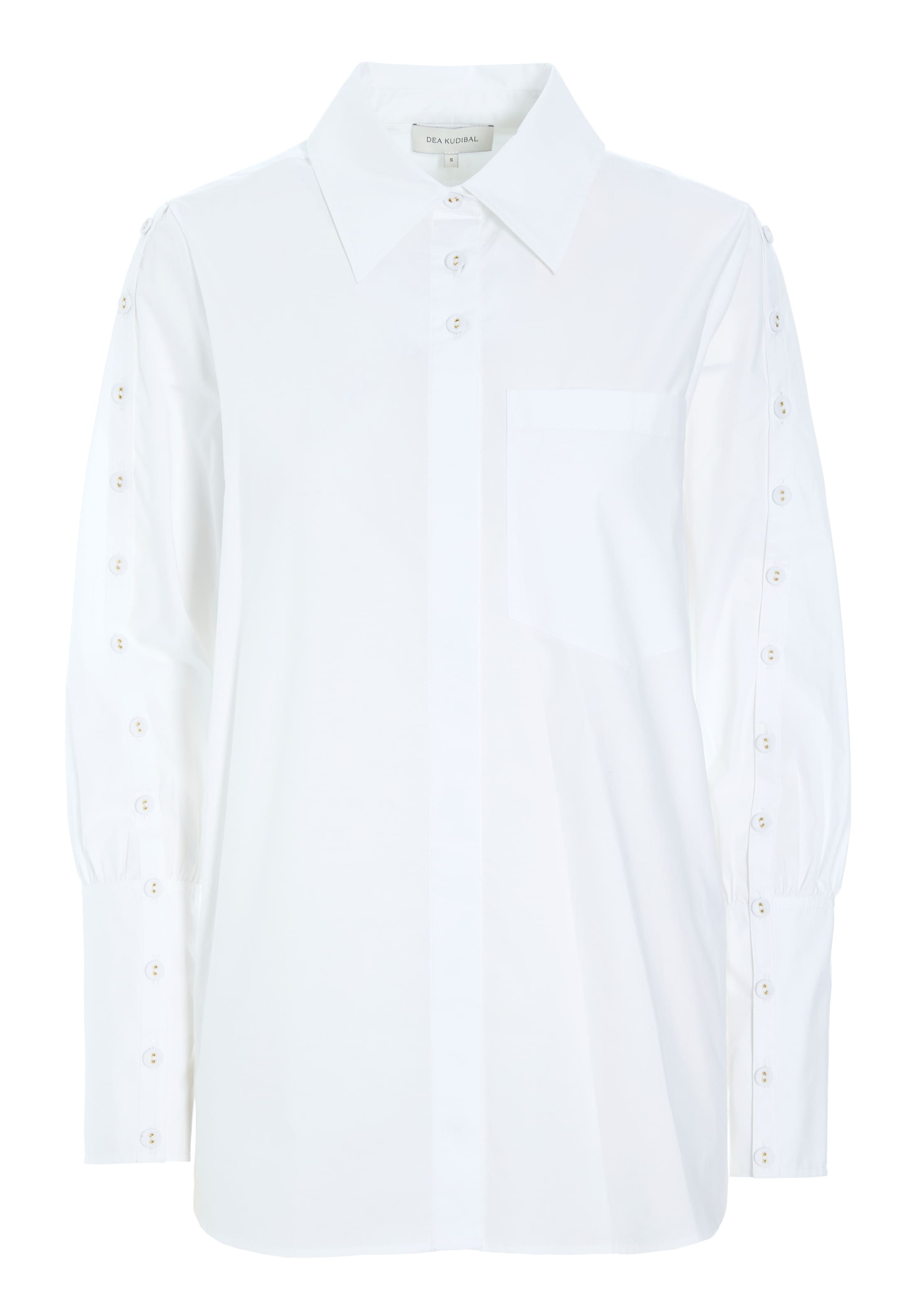 Dea Kudibal Bluse 'Ciagatadea' i hvid: forside