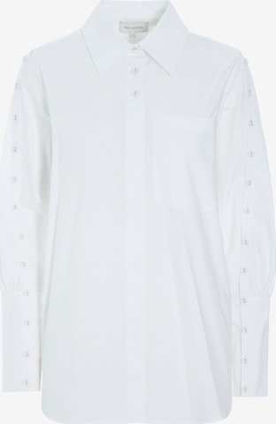 Dea Kudibal - Blusa 'Ciagatadea' em branco: frente