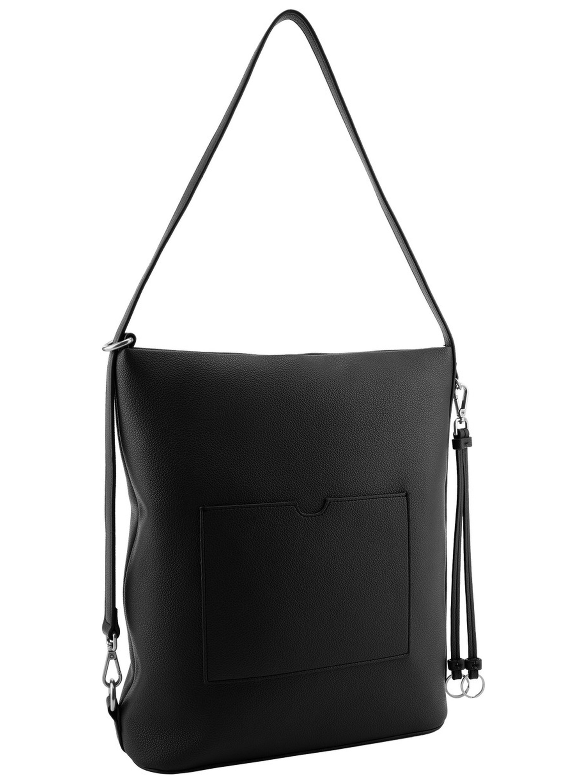 FREDsBRUDER Handtasche 'My Bestie Upright Hobo' in Schwarz: Vorderseite