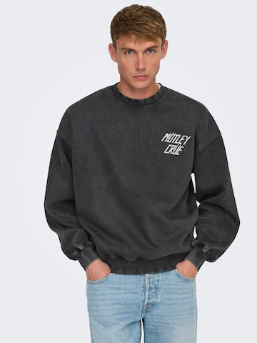 Only & Sons Sweatshirt in Schwarz