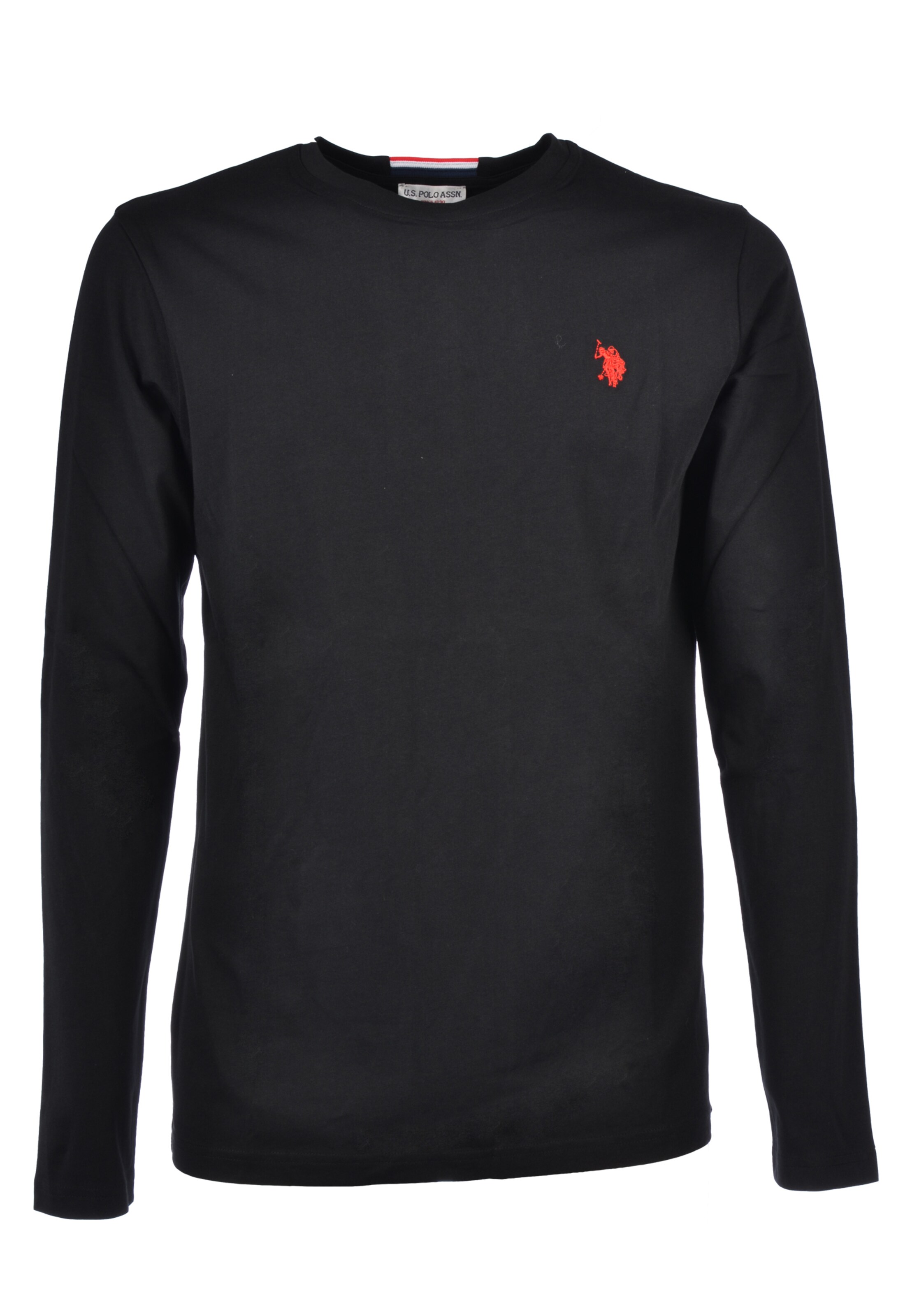 U.S. POLO ASSN. T-shirt i svart: framsida