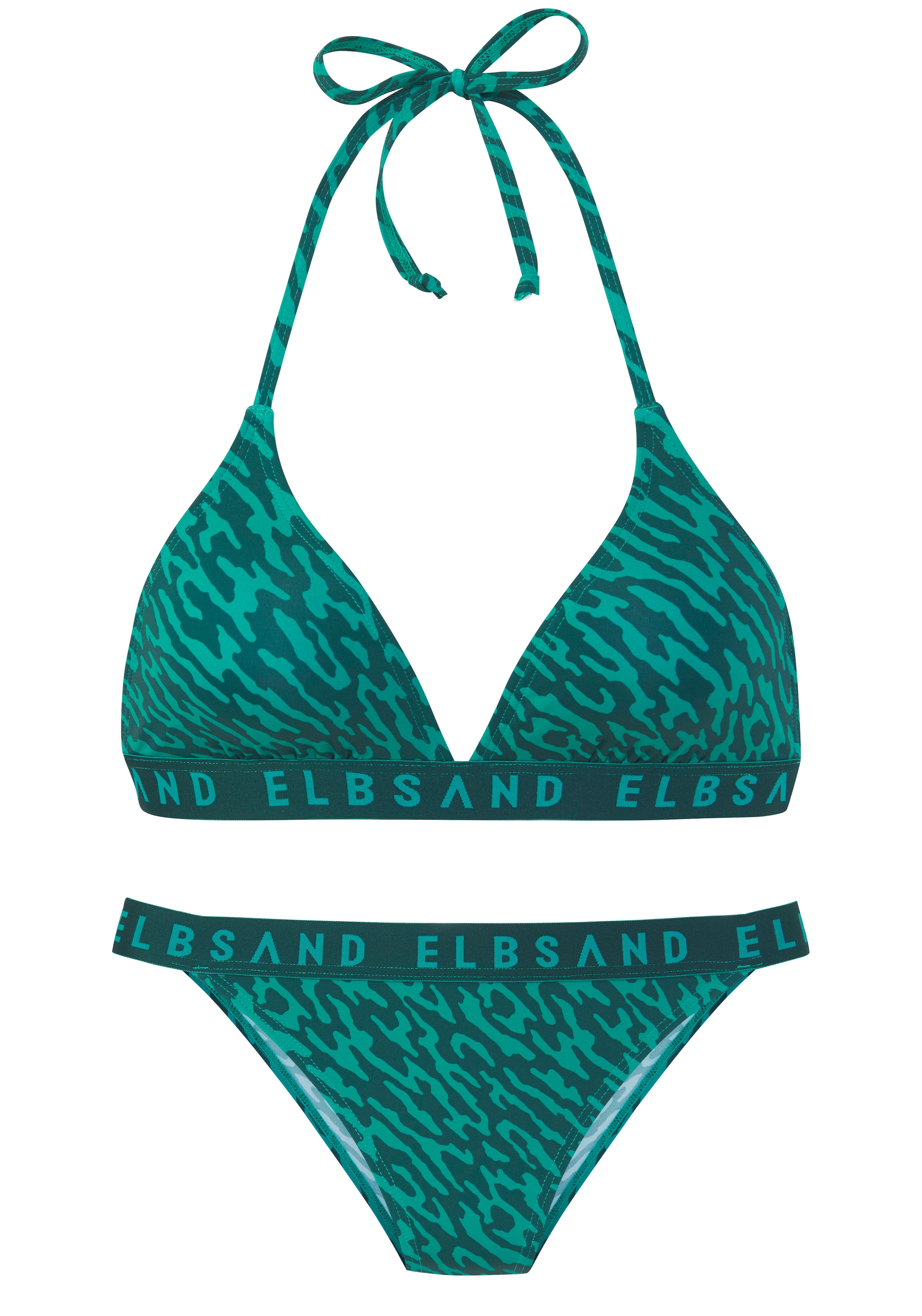 Elbsand Triangel Bikini i grøn: forside