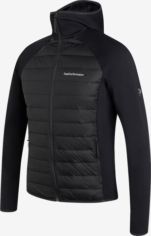 PEAK PERFORMANCE Sportjacke 'Hybrid' in Schwarz