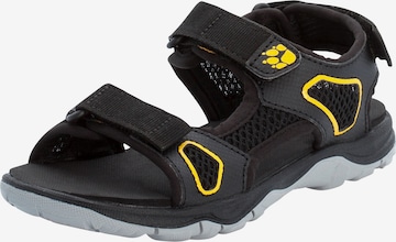 JACK WOLFSKIN Sandals 'Taraco' in Black: front