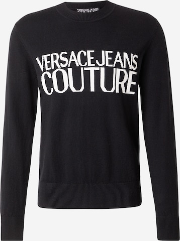 Versace Jeans Couture Tröja i svart: framsida