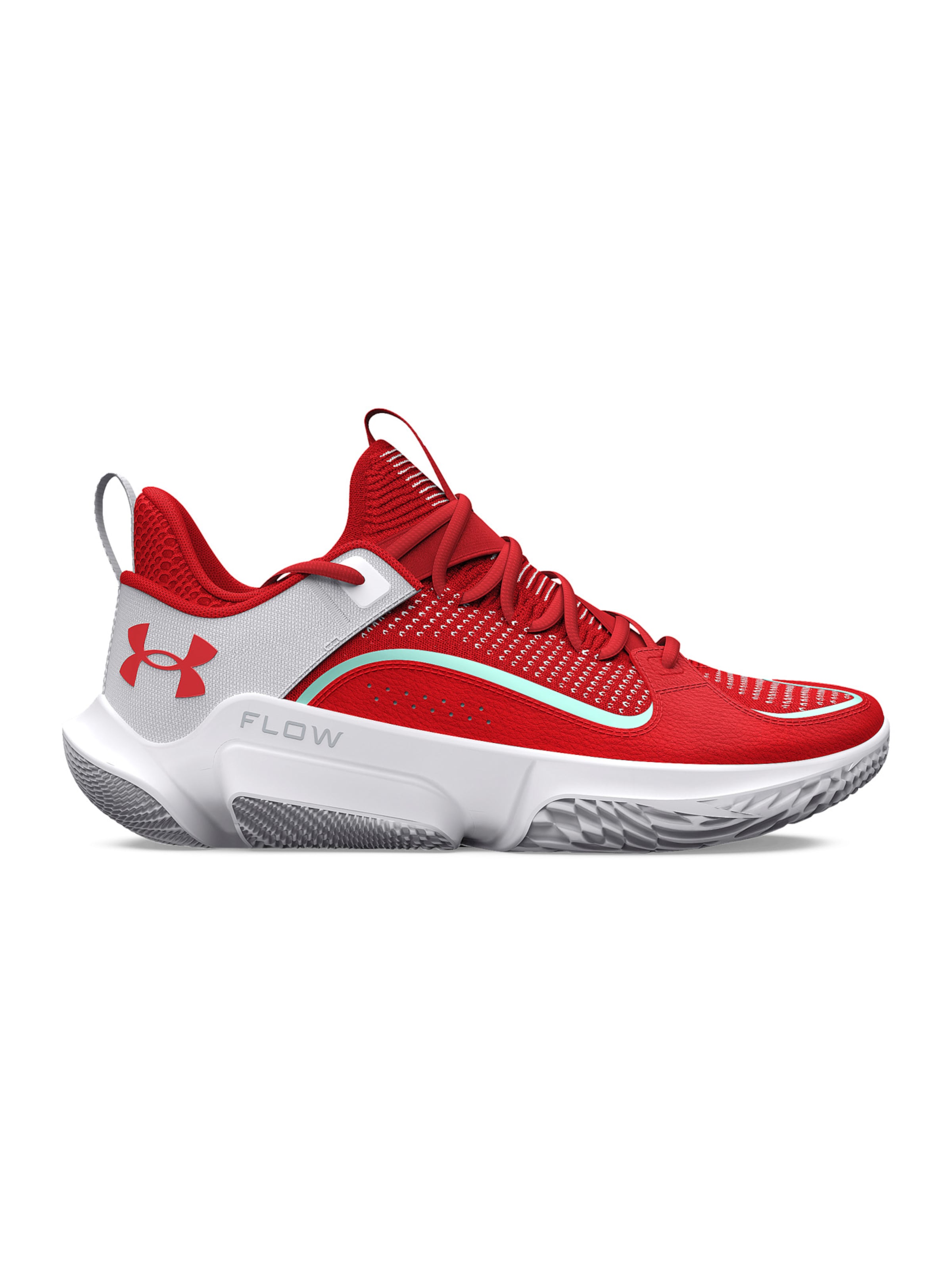 UNDER ARMOUR Sports shoe 'Flow Futr X 3' in Turquoise / Grey / Red, Item view