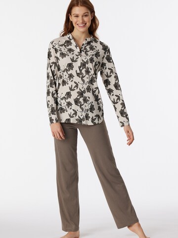 SCHIESSER Pajama ' Contemporary Nightwear ' in Beige