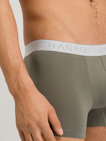 Hanro Boxer shorts ' Cotton Essentials ' in Green