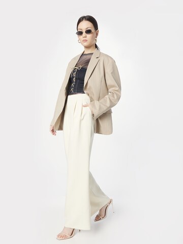 Wide Leg Pantalon à pince 'ISABELLA' STEVE MADDEN en beige